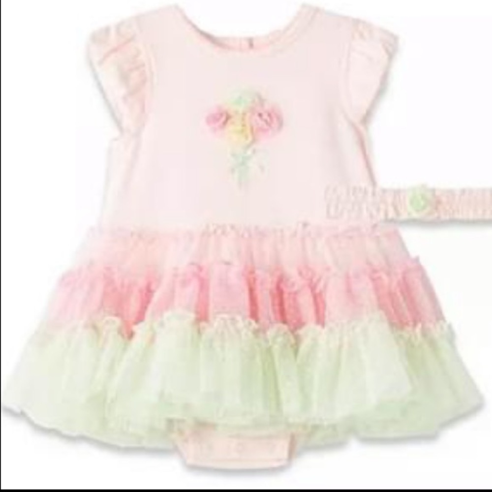 Kids banquet dress tutu ruffles